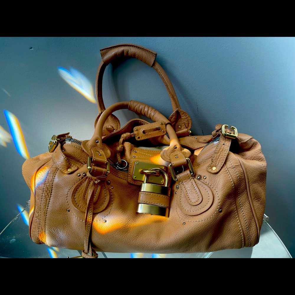 Authentic Chloe Brown Paddington Satchel Purse